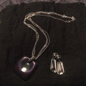 3/$15-Fashion silver and black set